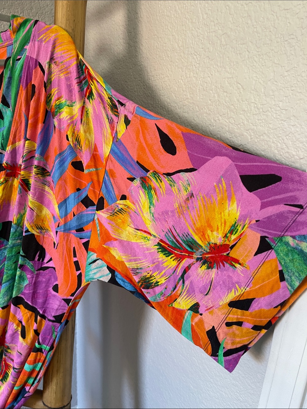 Soma Tropical Cool Night Kimono Robe Wrap Dress 🌺 - Picture 5 of 12